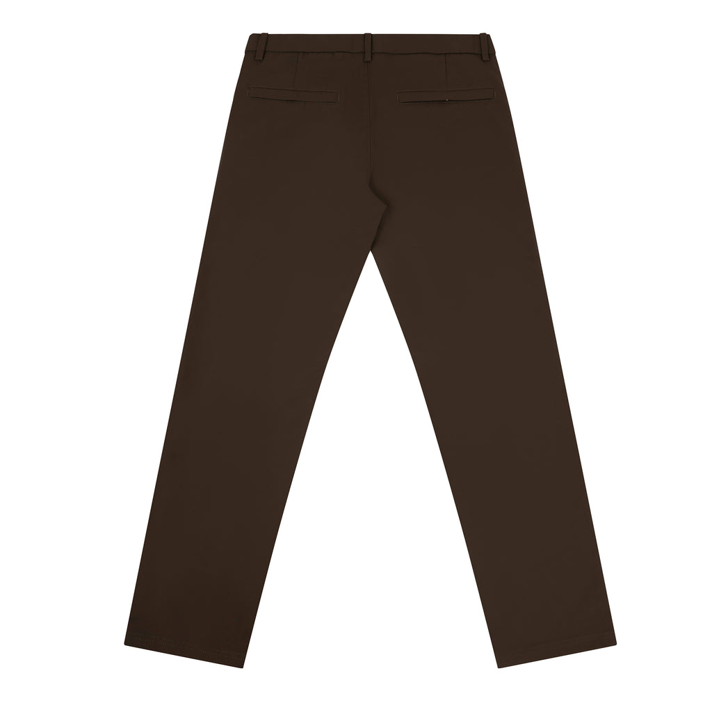 Feelizy Brown FORM Trouser - Stretch Cotton Breathable Pants