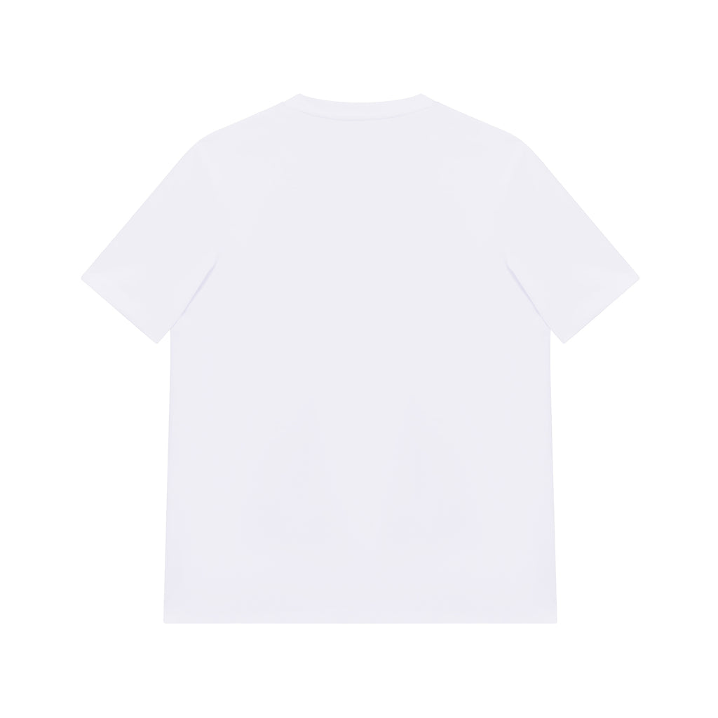 Feelizy White PRIME Tee - Rib Cotton Breathable T-Shirt