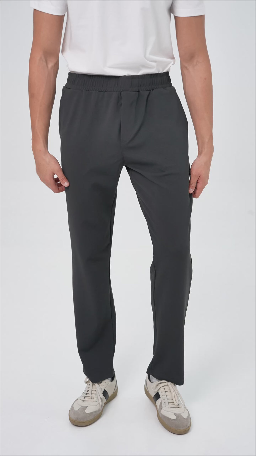 Feelizy Dark Grey TEXTURE Lounge Pants - Lightweight Breathable Comfort Pants
