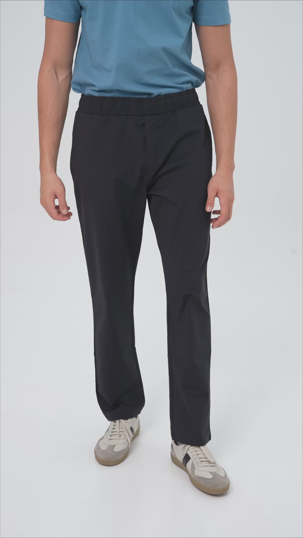 Feelizy Navy BREEZE Lounge Pants - Smooth Finish Zip Pocket Pants