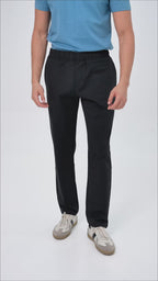 Feelizy Black BREEZE Lounge Pants - Smooth Finish Zip Pocket Pants