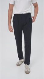 Feelizy Navy TEXTURE Lounge Pants - Lightweight Breathable Comfort Pants