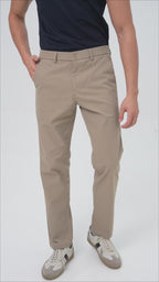 Feelizy Camel FORM Trouser - Stretch Cotton Breathable Pants