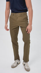 Feelizy Brown FORM Trouser - Stretch Cotton Breathable Pants